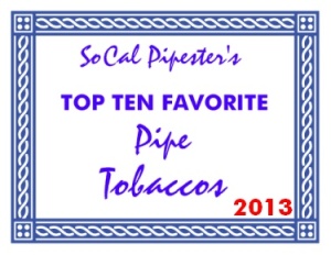 socal pipester top ten tobaccos 2013